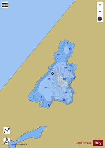 Birka Water (Shetland) depth contour Map - i-Boating App
