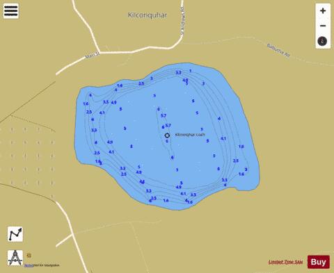 Kilconquhar Loch (Forth Basin) depth contour Map - i-Boating App