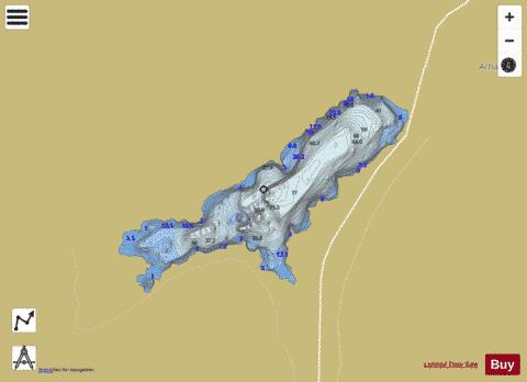 Loch Tulla (Etive Basin) depth contour Map - i-Boating App
