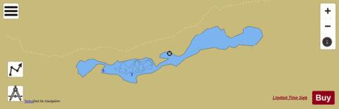 Sior Lochs (Etive Basin) depth contour Map - i-Boating App