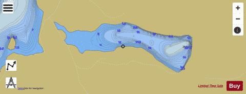 Gryfe Reservoir (Clyde Basin) depth contour Map - i-Boating App
