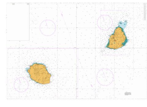 La Reunion to Mauritius and Ile Tromelin Marine Chart - Nautical Charts App