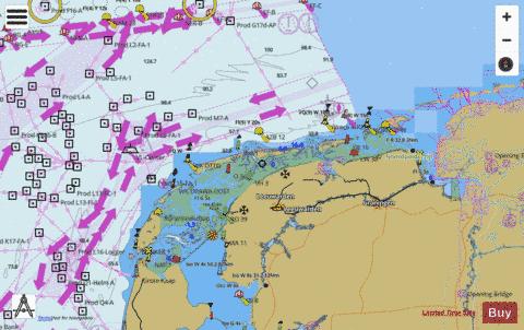 Off Texel TSS to Westerems Marine Chart - Nautical Charts App