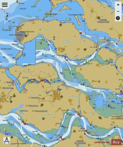 Oosterschelde Marine Chart - Nautical Charts App