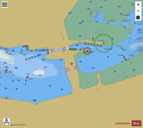 Zandkreeksluis Marine Chart - Nautical Charts App