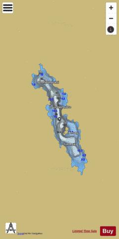 Heimre Bessevatn depth contour Map - i-Boating App