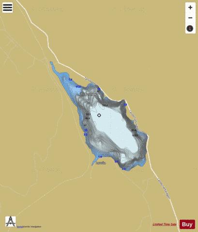 Tyri depth contour Map - i-Boating App