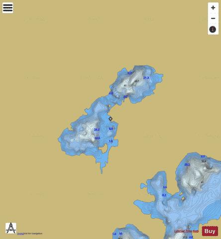 Svartevasstjørni depth contour Map - i-Boating App