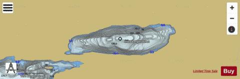 Indre Langevatnet depth contour Map - i-Boating App