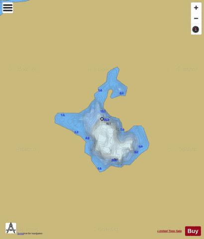 Svartetjerna depth contour Map - i-Boating App