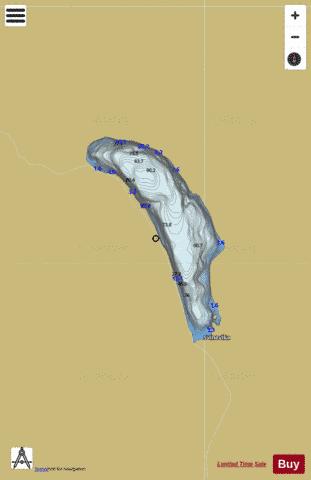 Herdalsvatnet depth contour Map - i-Boating App