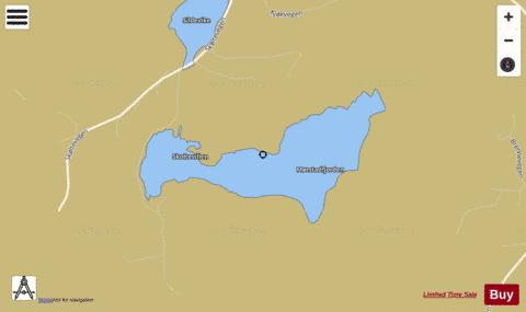 Mørstadfjorden depth contour Map - i-Boating App