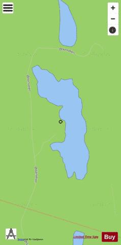 Skinnerudtjern depth contour Map - i-Boating App