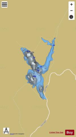 søndre Holsjøen depth contour Map - i-Boating App