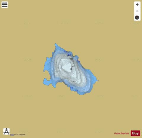 Austre Viskisvatnet depth contour Map - i-Boating App