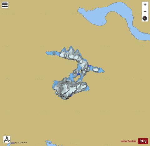 Forsvatnet depth contour Map - i-Boating App