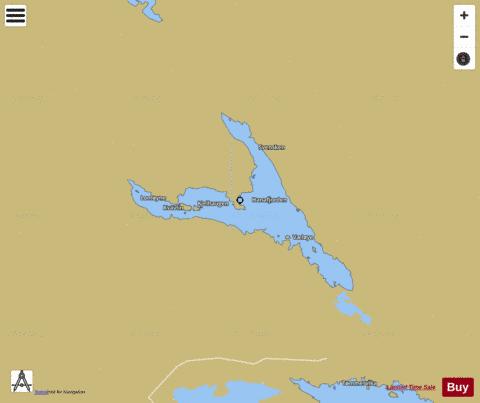 Storfjorden (Flyvatnet) depth contour Map - i-Boating App