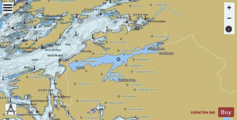 Salsvatnet depth contour Map - i-Boating App
