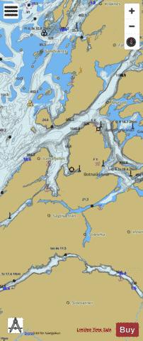 Melsteinfjorden Marine Chart - Nautical Charts App