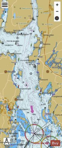 Tøsberg Moss Horten Marine Chart - Nautical Charts App