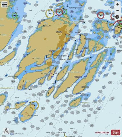 Træna Marine Chart - Nautical Charts App