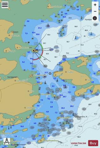 Kjeøya Marine Chart - Nautical Charts App
