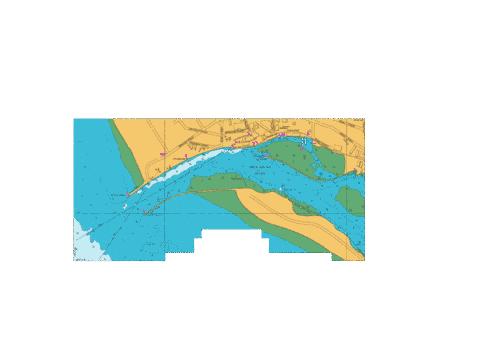 Whanganui River Castlecliff Wharves,NU Marine Chart - Nautical Charts App