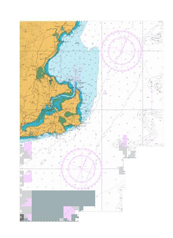 Approaches to Otago Harbour,NU Marine Chart - Nautical Charts App