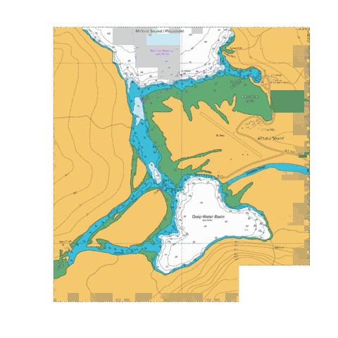 Deep Water Basin and Fresh Water Basin,NU Marine Chart - Nautical Charts App