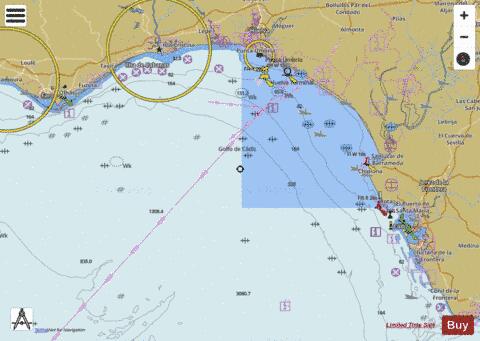 Cabo de Santa Maria to Cabo Trafalgar Marine Chart - Nautical Charts App