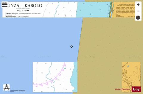 Gunza-Kabolo (Novo Redondo) Marine Chart - Nautical Charts App