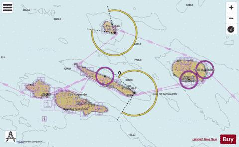Arquipelago dos Acores Central Group Marine Chart - Nautical Charts App