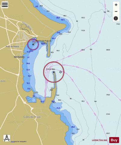 D Praia Da Vitoria Marine Chart - Nautical Charts App