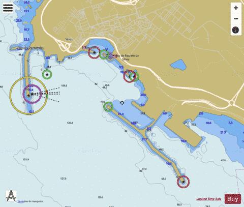 A Sines Marine Chart - Nautical Charts App