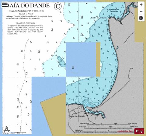 Baia do Dande Marine Chart - Nautical Charts App