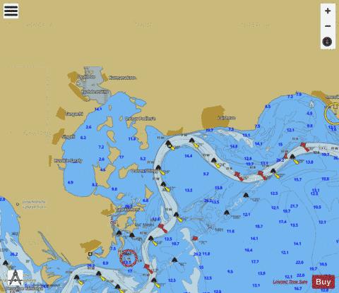 8T53D402 Marine Chart - Nautical Charts App