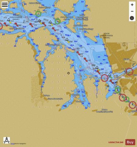 8T61A208 Marine Chart - Nautical Charts App
