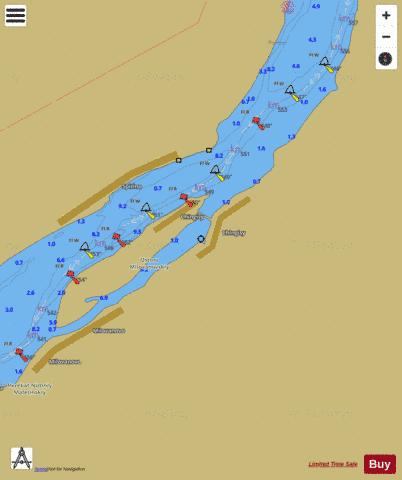 8T66L105 Marine Chart - Nautical Charts App