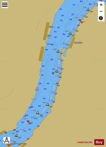 8T66L106 Marine Chart - Nautical Charts App
