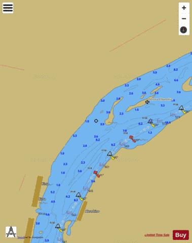8T66L107 Marine Chart - Nautical Charts App