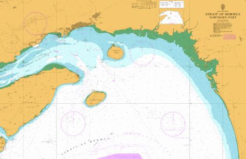Strait of Hormuz Northern Part Marine Chart - Nautical Charts App