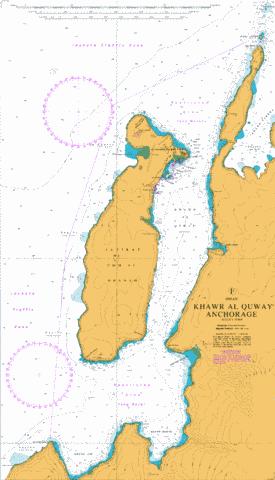 F Khawr al Quway' Anchorage Marine Chart - Nautical Charts App