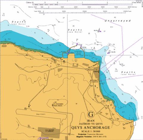 G Qeys Anchorage Marine Chart - Nautical Charts App