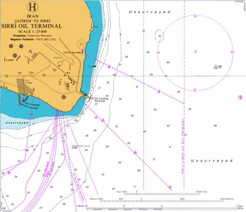 H Sirri Oil Terminal Marine Chart - Nautical Charts App