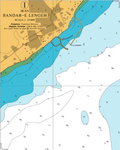 I Bandar-e Lengeh Marine Chart - Nautical Charts App