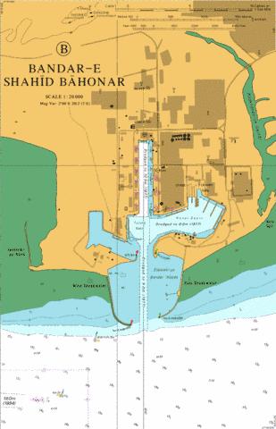 B Bandar-e Shahid Bahonar Marine Chart - Nautical Charts App