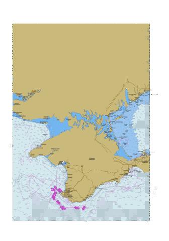 Coastal of Krymskyi Peninsula Marine Chart - Nautical Charts App