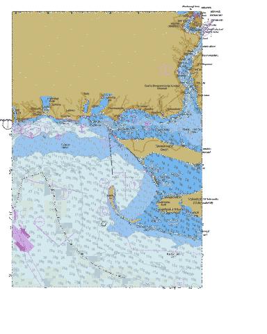 North-Western Part of Black Sea. Yuzhnyi. Dniprovskyi and Buzkyi Firths. Yahorlytska and Tendrivska Gulfs  Marine Chart - Nautical Charts App