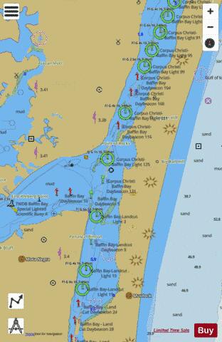 REDFISH BAY TO MIDDLE GROUND SIDE B Marine Chart - Nautical Charts App