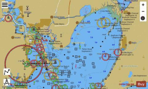 GALVESTON BAY SIDE A Marine Chart - Nautical Charts App